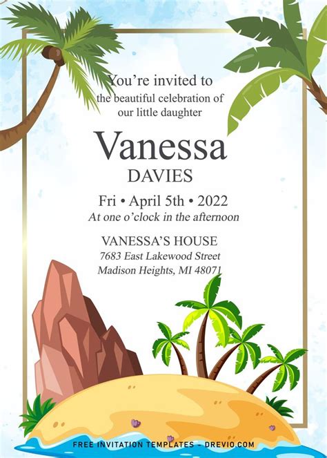 island invitations